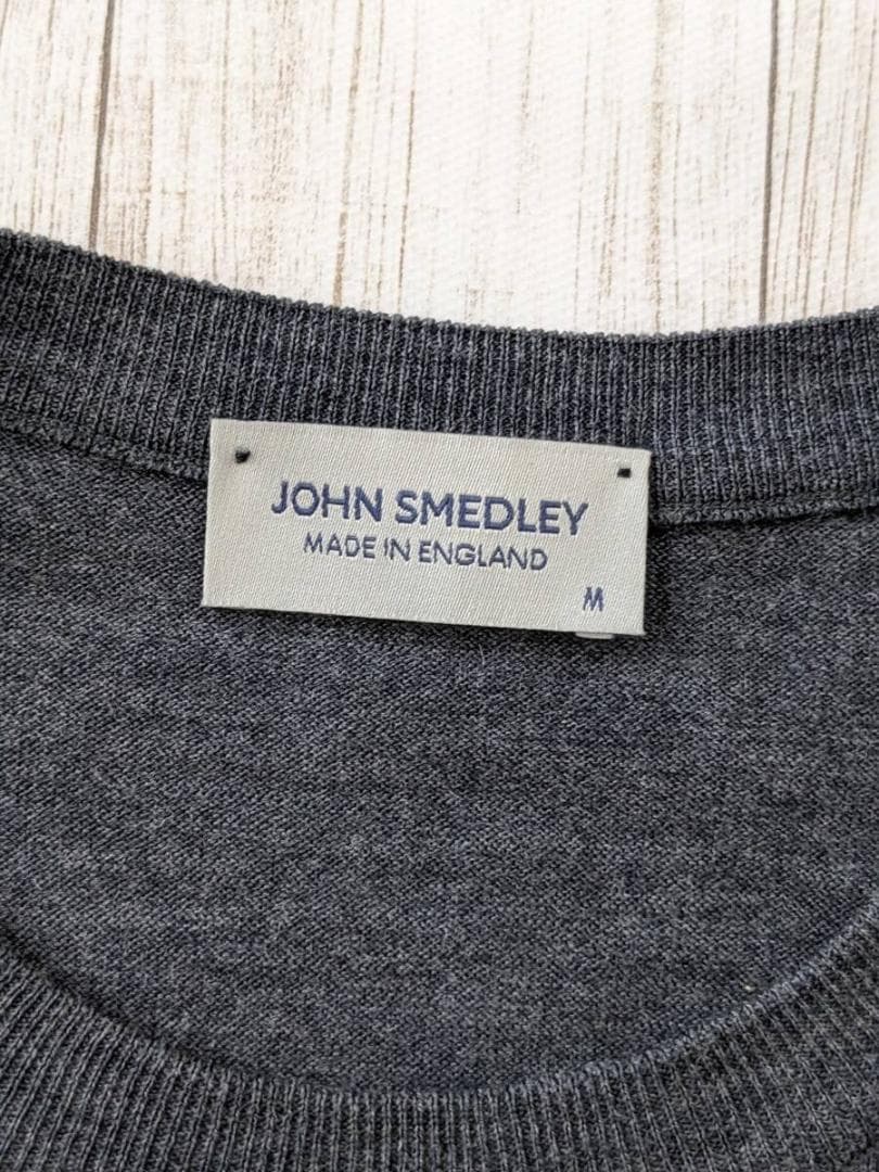ジョンスメドレー/EXファインメリノウール/クルーネックニットセーター/1694