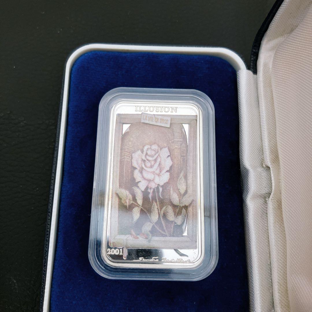 9SAM8 コンゴ民主共和国 10フラン イリュージョンラヴィアンローズ