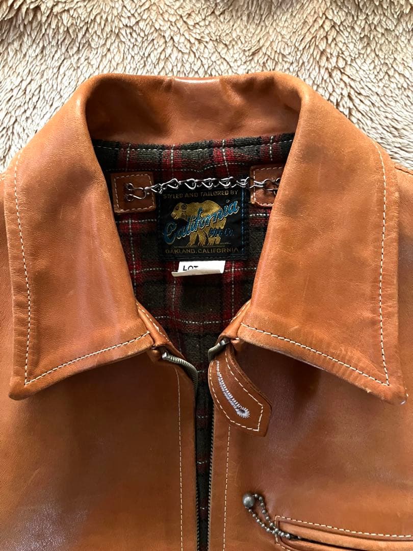 レインボーカントリー　レザージャケット36