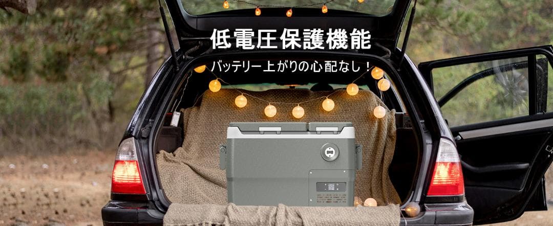 車載冷蔵庫 2室 31L 独立温度制御 ポータブル冷蔵庫 2フタ開き