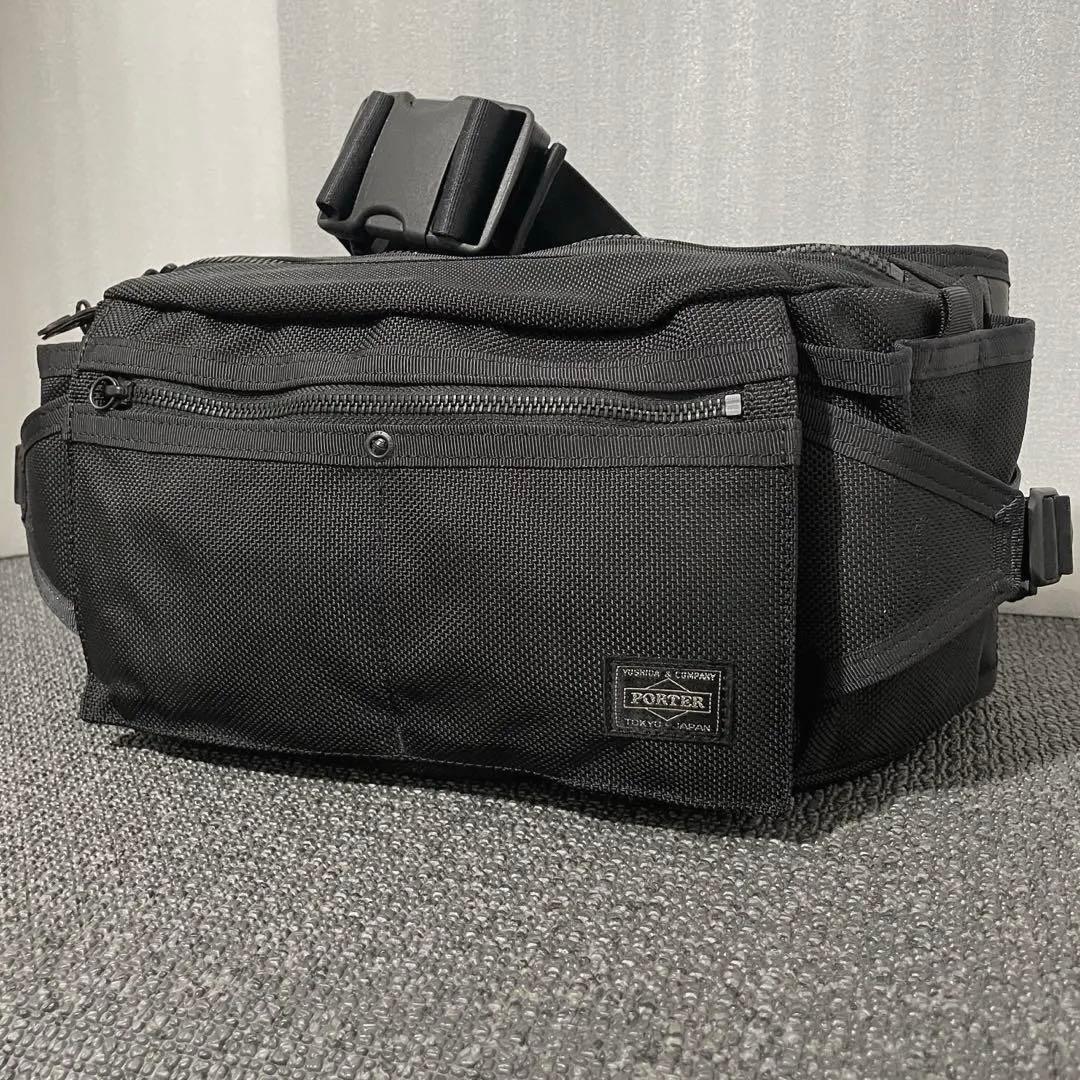 maa様 未使用級✨人気 ポーター ヒート Lサイズ ウエストバッグ ボディバッ