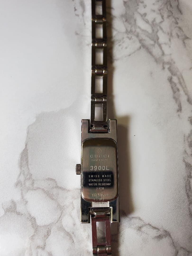 グッチ GUCCI 3900L GG柄 ブラック 腕時計 レディース