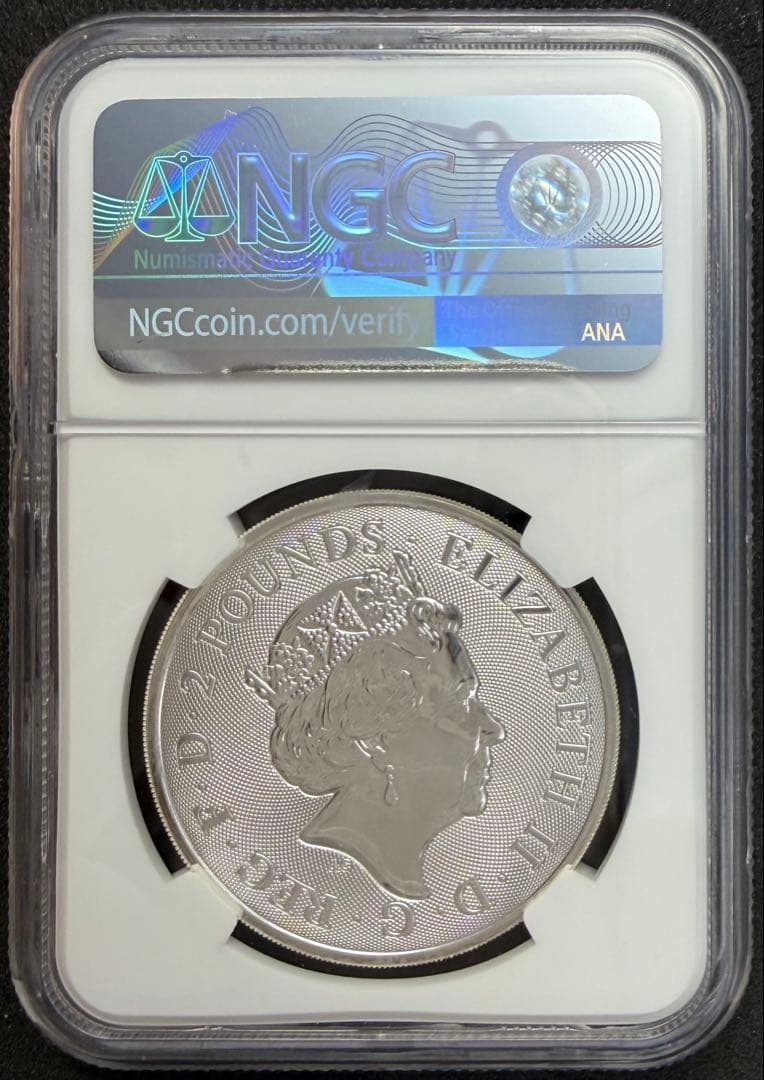 2021 イギリス セントジョージの竜退治 １オンス銀貨