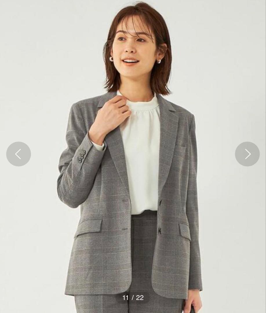 美品✨グリーンレーベルリラクシング テーラードジャケット パンツスーツ