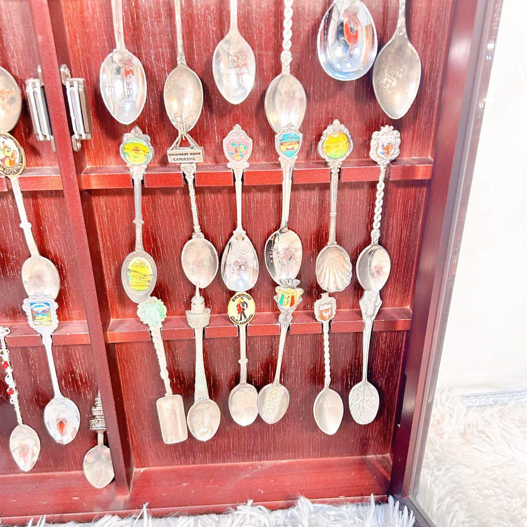 スーベニアスプーン　キャビネット ビンテージ アンティーク コレクション まとめ