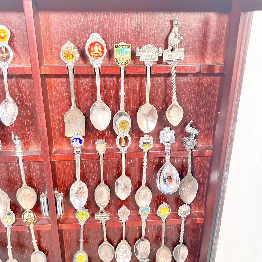 スーベニアスプーン　キャビネット ビンテージ アンティーク コレクション まとめ