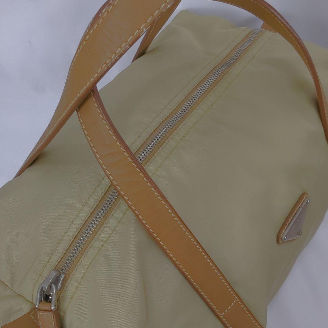 PRADA プラダ ナイロン ミニボストン バッグ ロゴ プレート