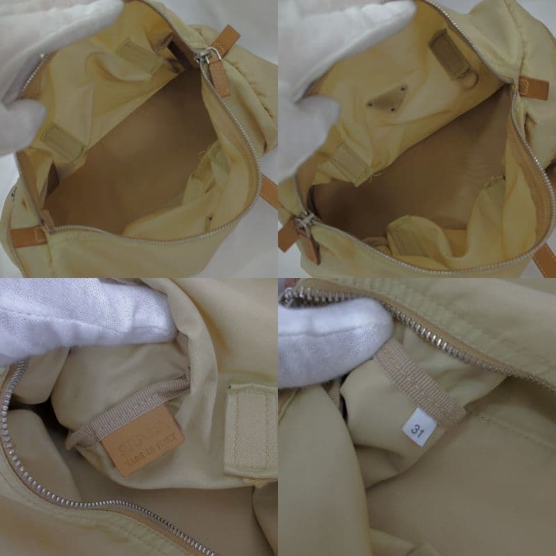 PRADA プラダ ナイロン ミニボストン バッグ ロゴ プレート