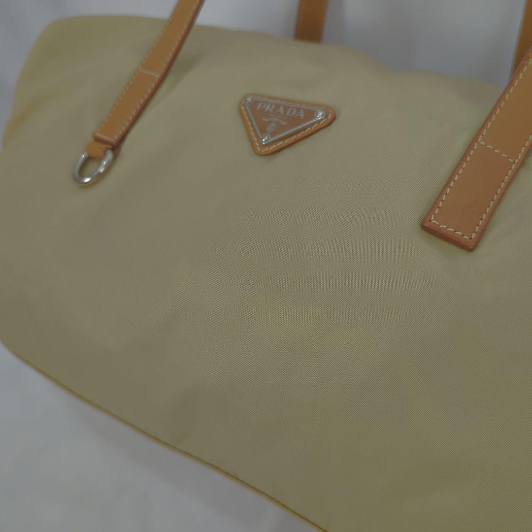 PRADA プラダ ナイロン ミニボストン バッグ ロゴ プレート