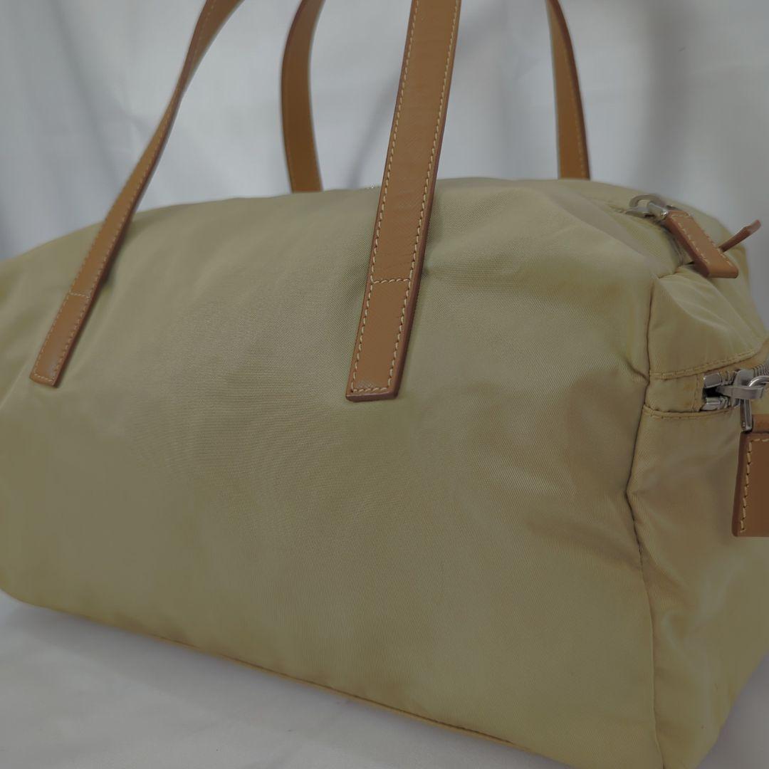 PRADA プラダ ナイロン ミニボストン バッグ ロゴ プレート