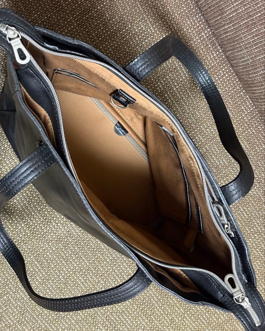 HERGOPOCH　 グレイズドレザー　トートバッグ ビジネス