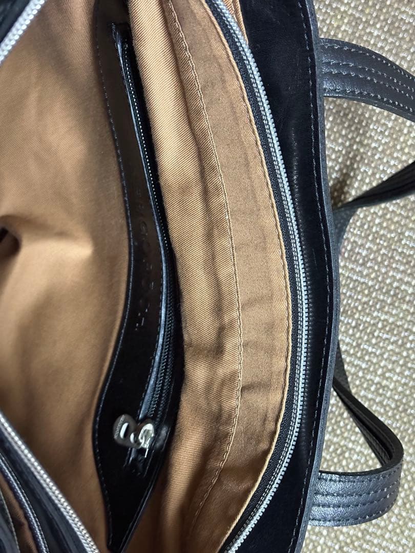 HERGOPOCH　 グレイズドレザー　トートバッグ ビジネス