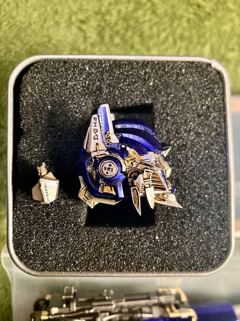 DLXオプティマスプライム用メガストライカー＋MPMスケール細密カスタムヘッド