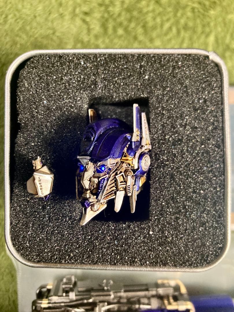 DLXオプティマスプライム用メガストライカー＋MPMスケール細密カスタムヘッド