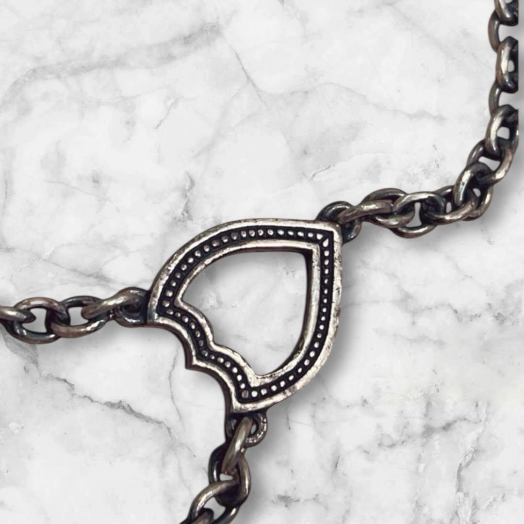 RUDE GALLERY CHAOS DESIGN クロスネックレス　ロゴマーク