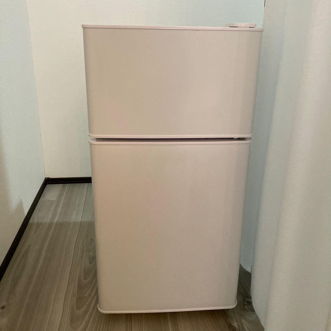 2ドア冷凍冷蔵庫 ホワイト 約60L