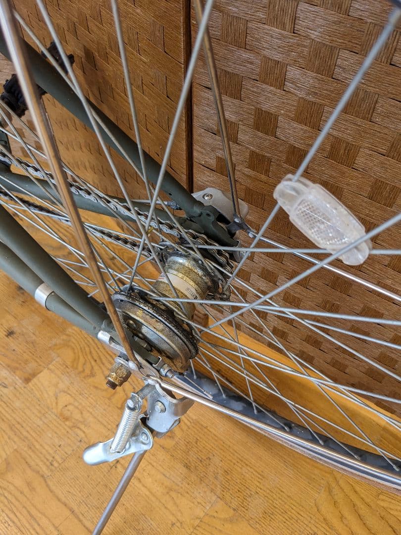 U068 自転車　ブリヂストン　グリーンレーベル　LEDオート