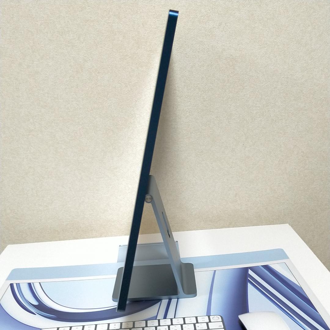 【最終価格・美品】Apple iMac M3 10GPU 24インチ ブルー