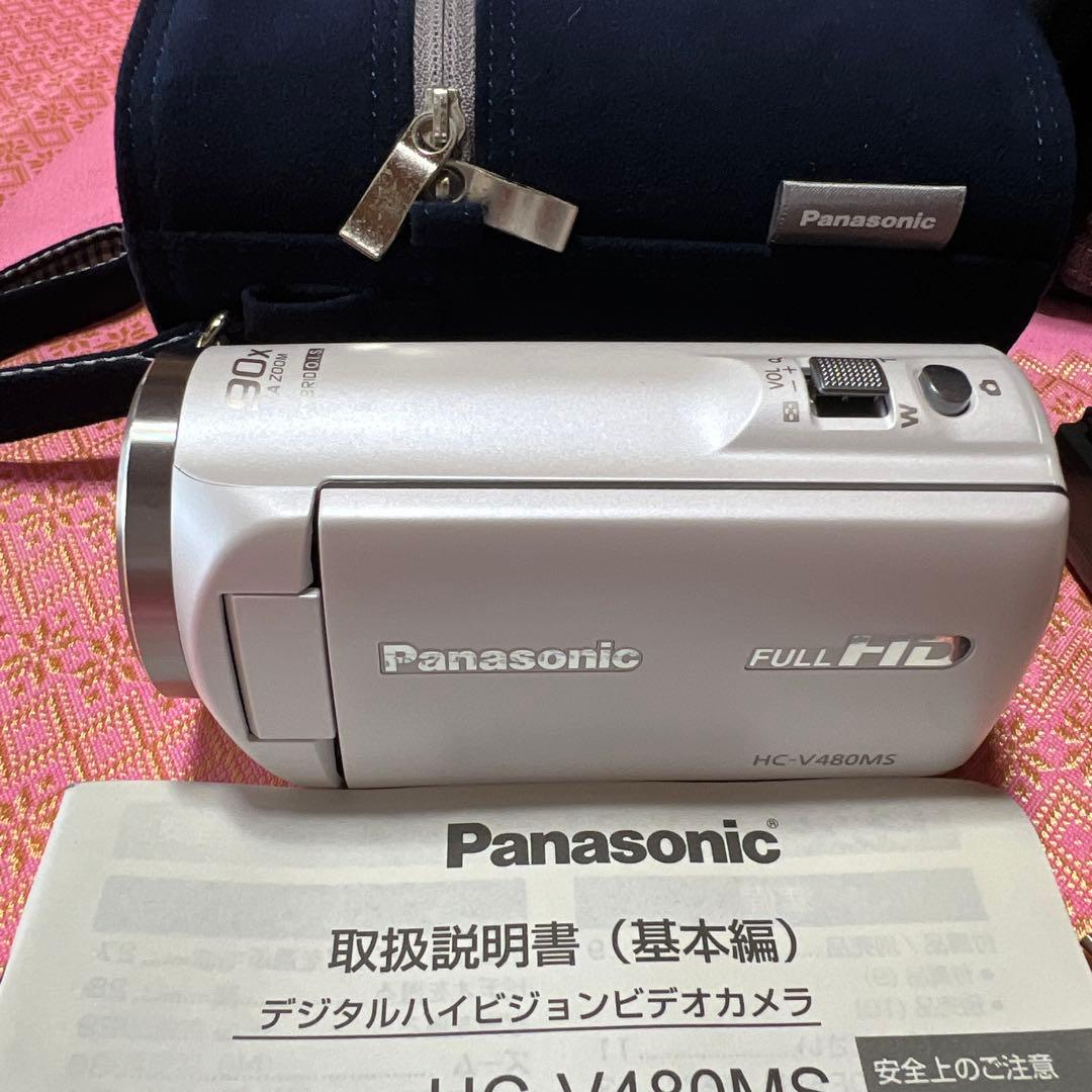 Panasonic　HC-V480MS デジタルハイビジョンビデオカメラ
