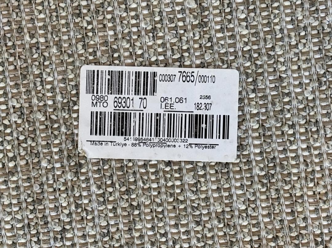 展示品 / シャギーラグ / 丸型 / ラグマット / φ1600㎜