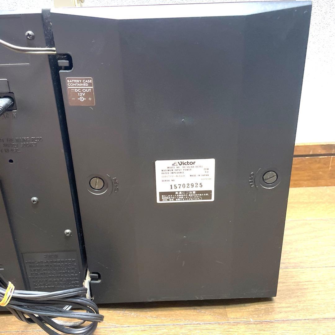 ジャンク品 Victorビクター DC-5S (CA-DS5S)ラジカセコンポ