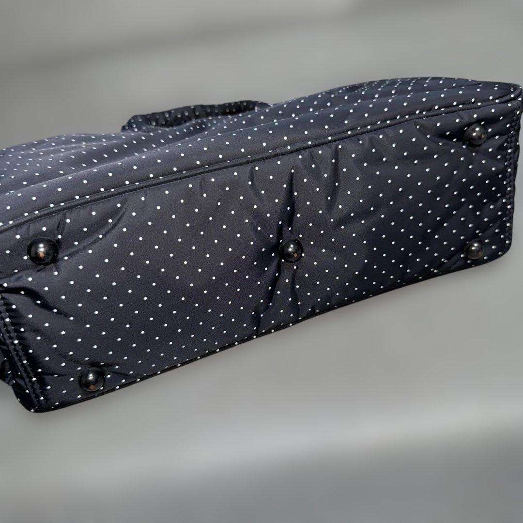 ヘッドポーター ブラックビューティー ドット ハンドバッグ（PORTER）