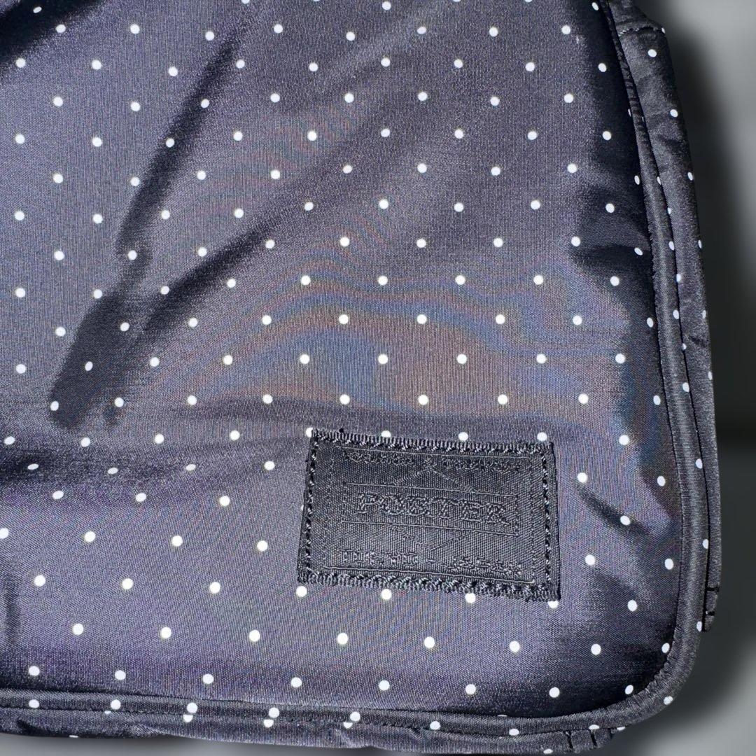 ヘッドポーター ブラックビューティー ドット ハンドバッグ（PORTER）