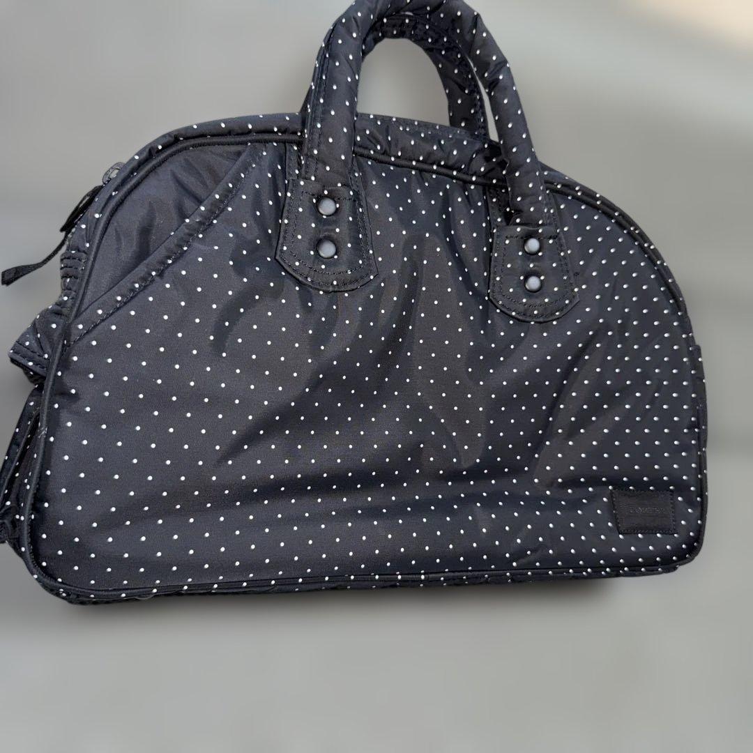 ヘッドポーター ブラックビューティー ドット ハンドバッグ（PORTER）