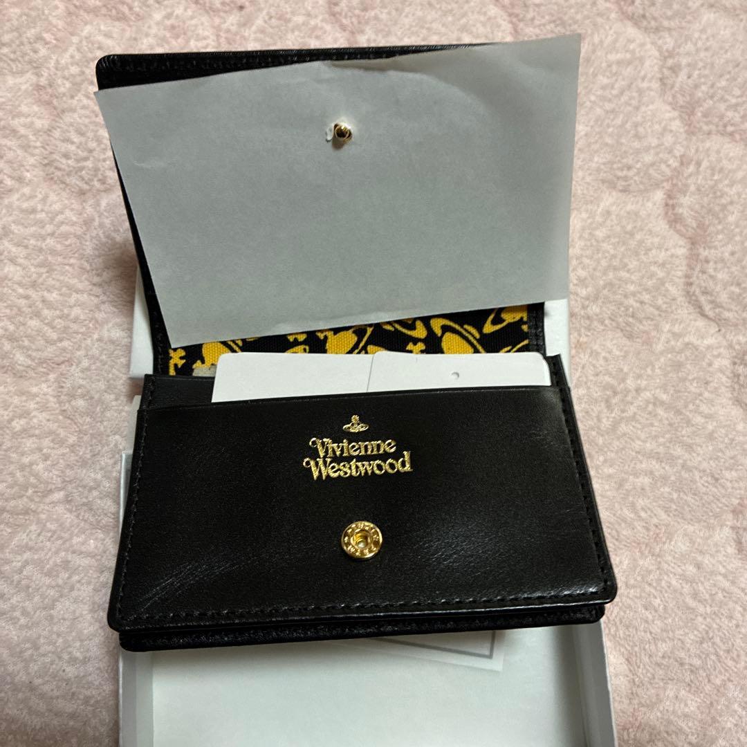 【新品未使用】ヴィヴィアンウエストウッド　カードケース　ブラック　名刺入れ