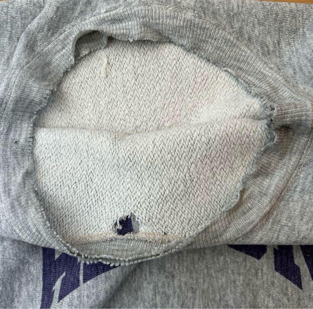 【80年代】トリコタグ 染み込み リバースウィーブChampion 襤褸