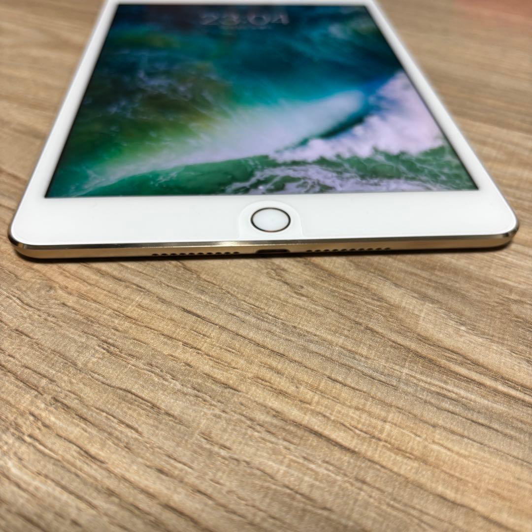 iPad mini4ゴールド 128GB 美品　バッテリー容量99% 本体