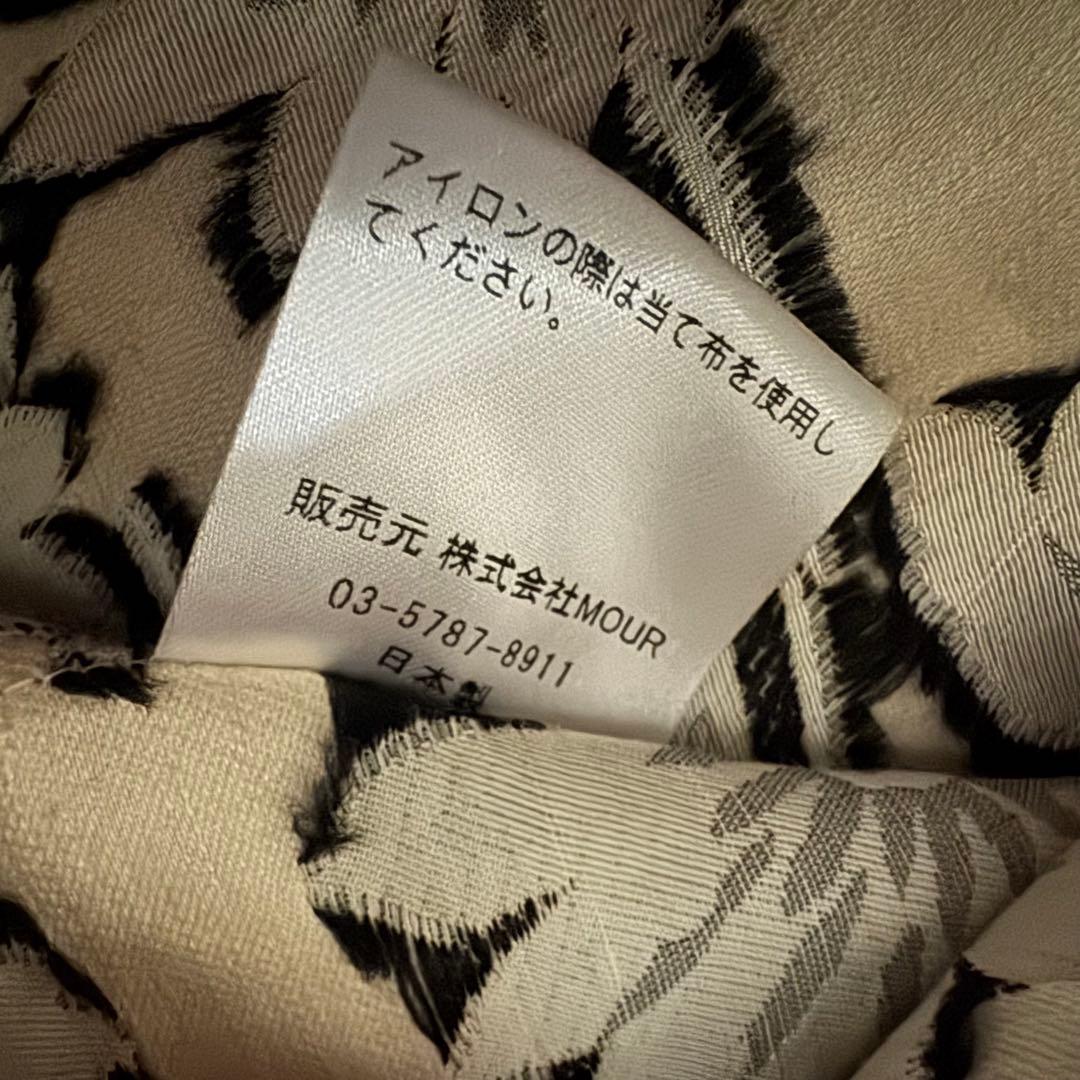 トップス ERiKO KATORi flower jaquard puffsleeve