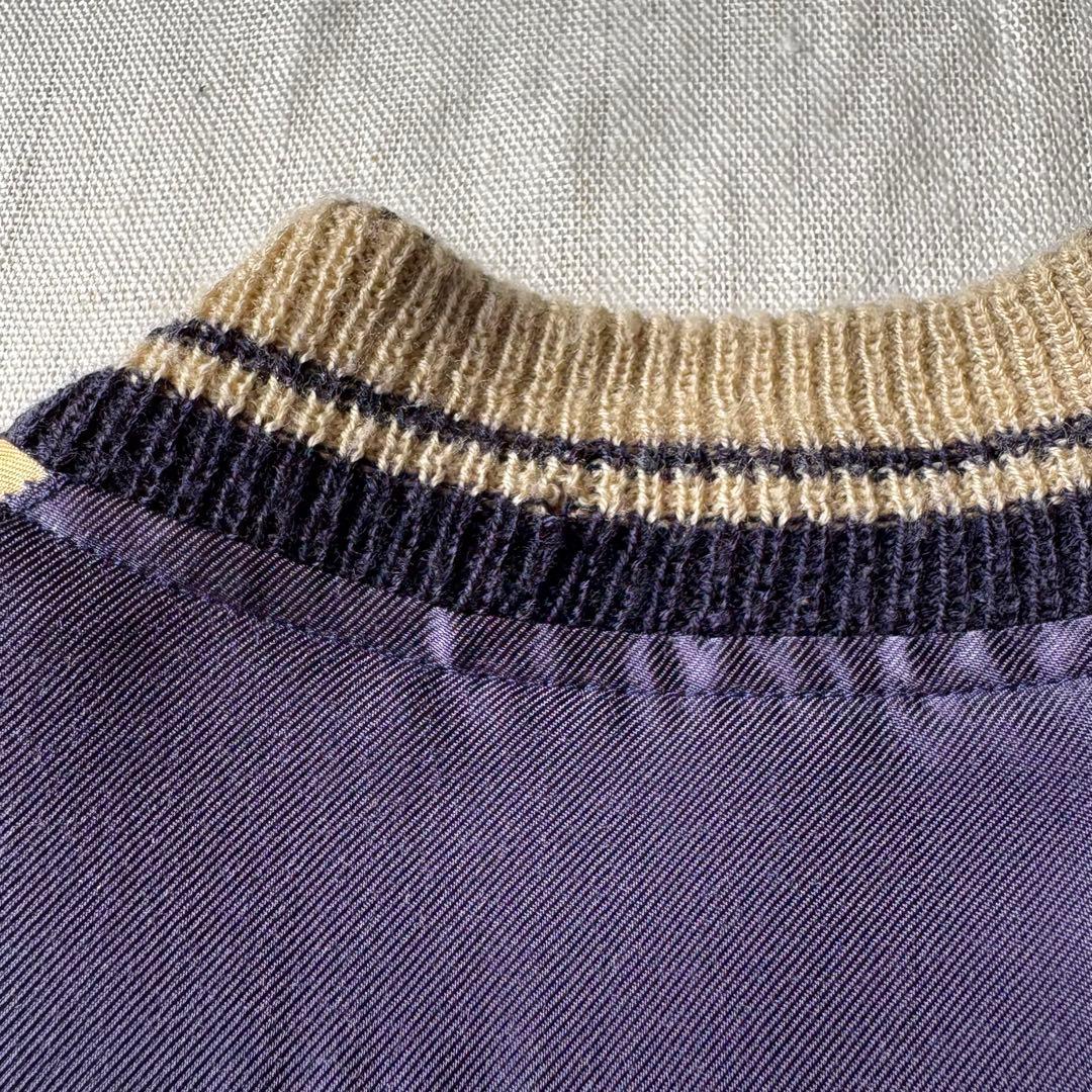 TAILOR TOYO TT11936 スカジャン 鷹 龍 パープル レッド