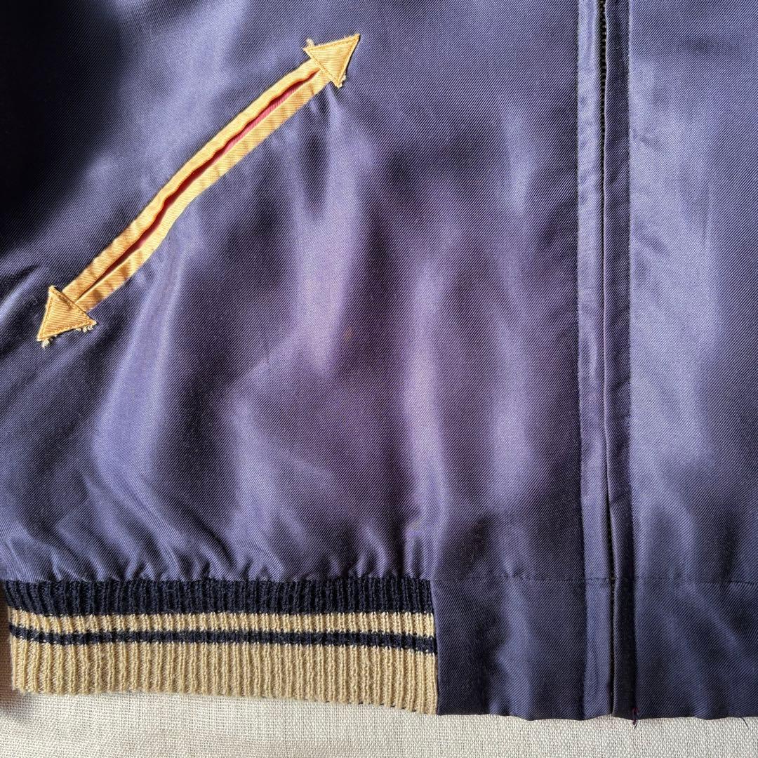 TAILOR TOYO TT11936 スカジャン 鷹 龍 パープル レッド