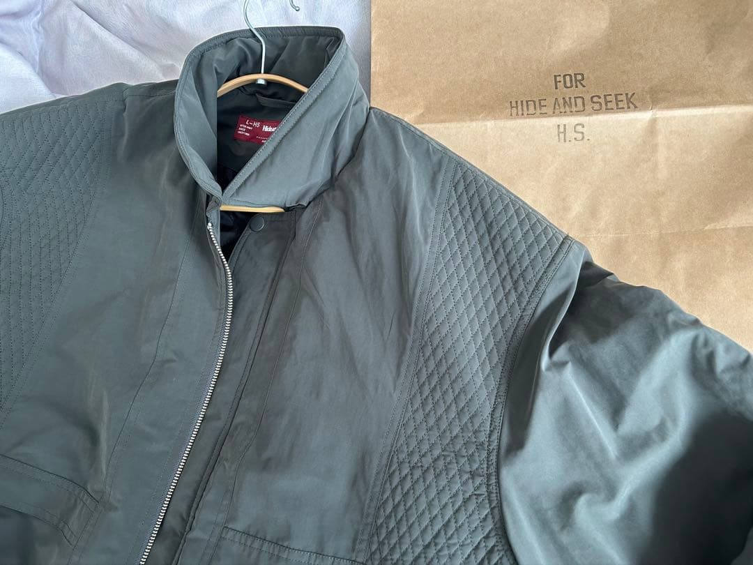 秋冬新作　HIDE AND SEEK キルティングジャケットLARGE