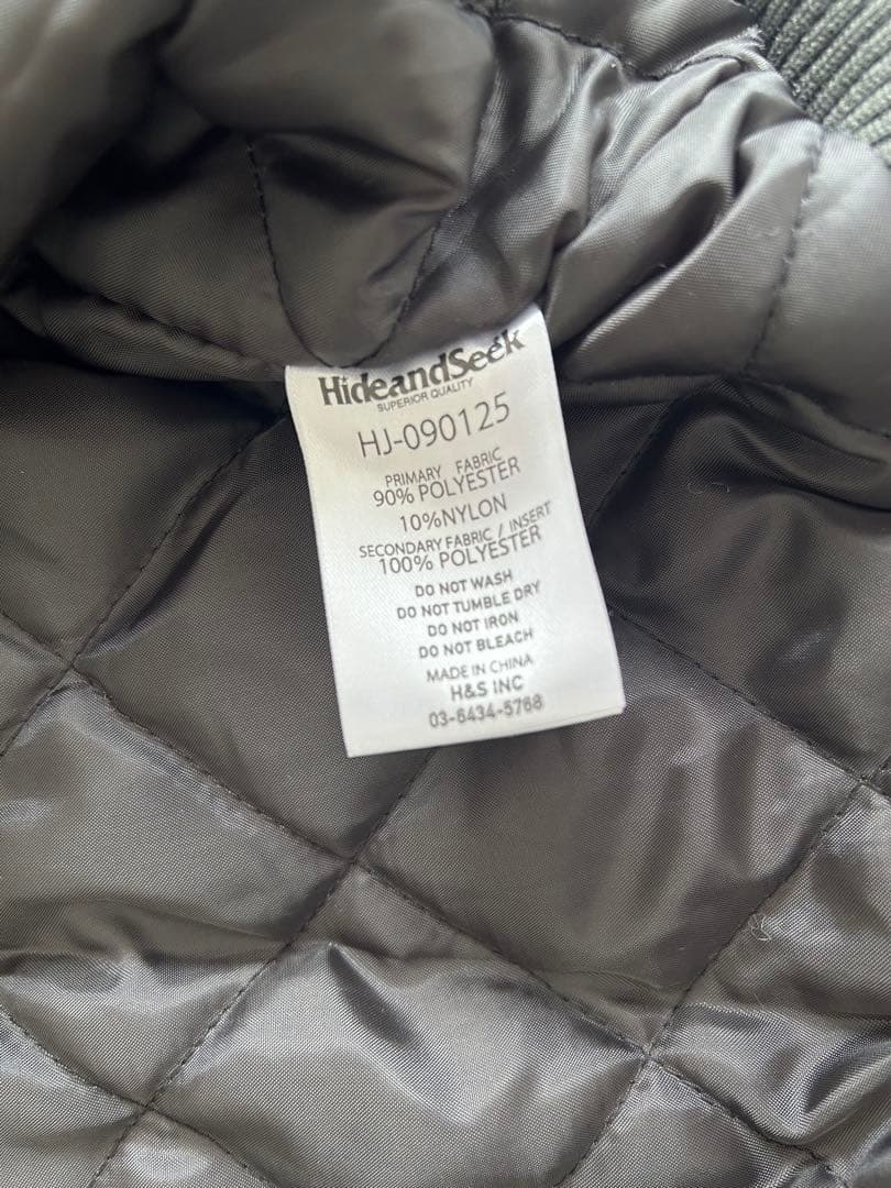 秋冬新作　HIDE AND SEEK キルティングジャケットLARGE
