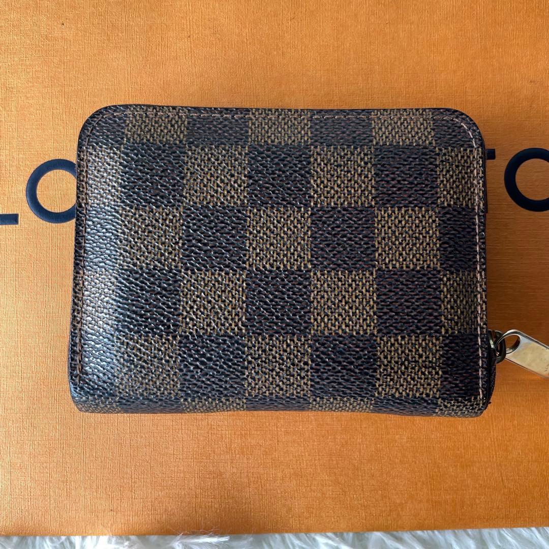 ルイヴィトン ダミエ ケース コンパクト財布 ジッピー　 N63070