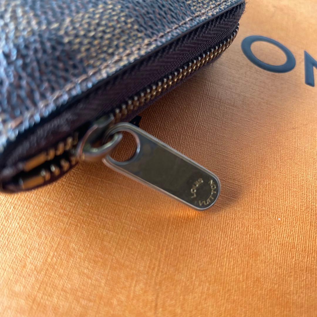 ルイヴィトン ダミエ ケース コンパクト財布 ジッピー　 N63070