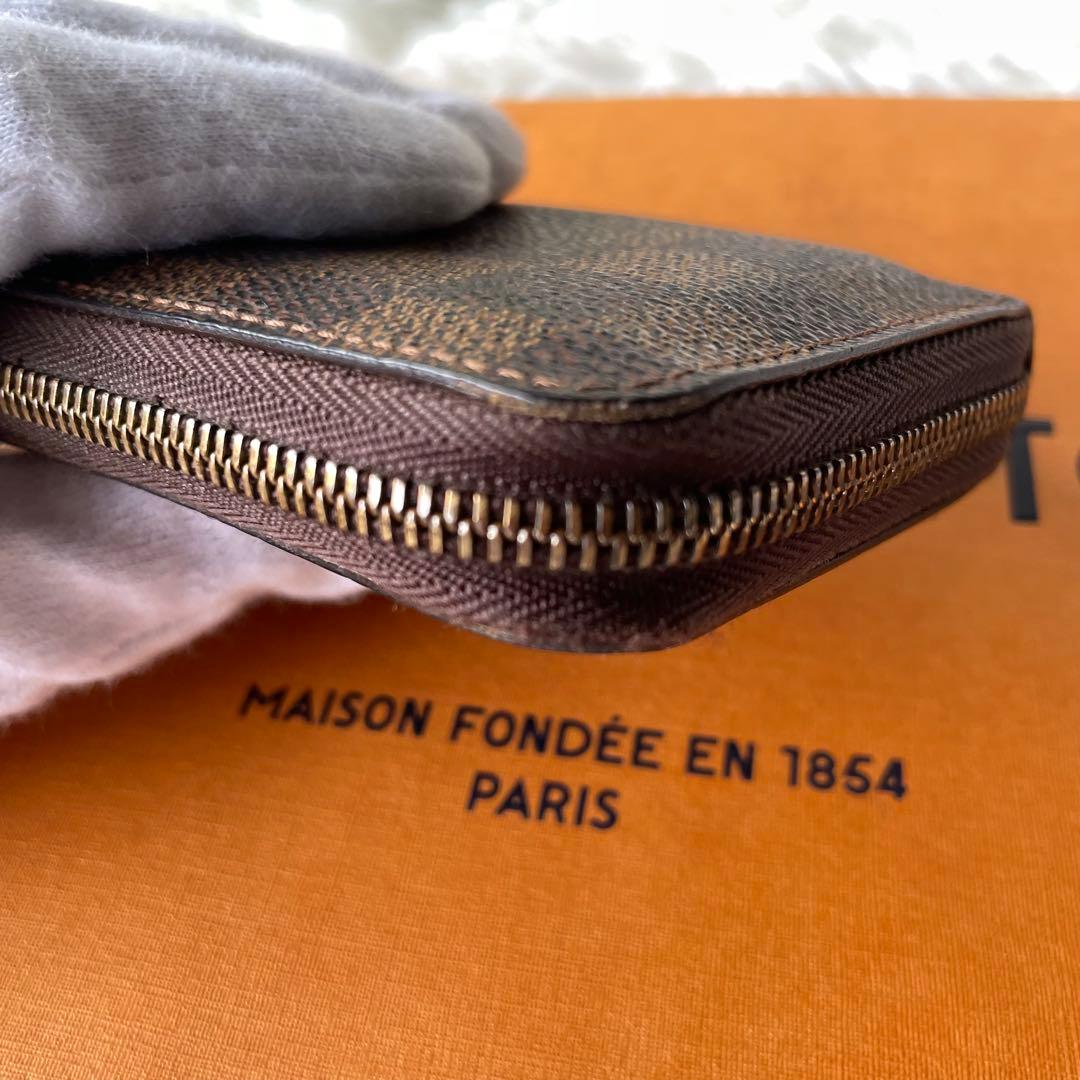 ルイヴィトン ダミエ ケース コンパクト財布 ジッピー　 N63070