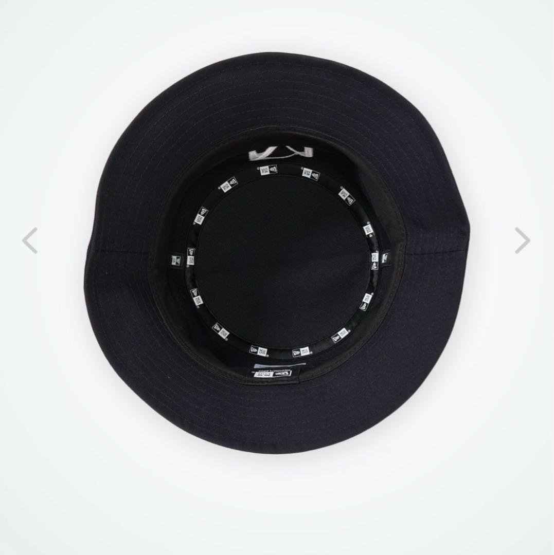 ミセスx NEW ERA BUCKET01 MGA LOGO HAT NAVY