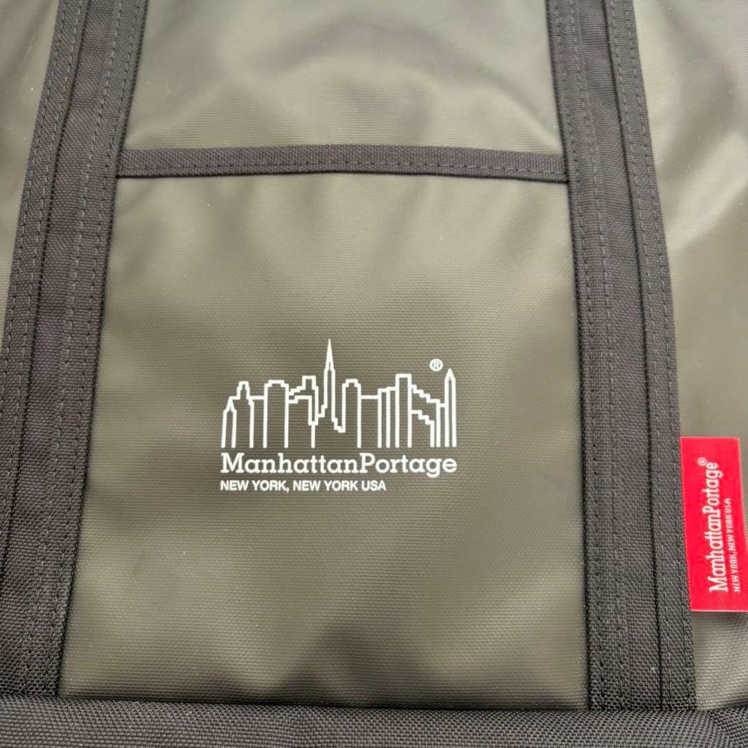 Manhattan Portage トートバッグ 黒 ファスナー付き