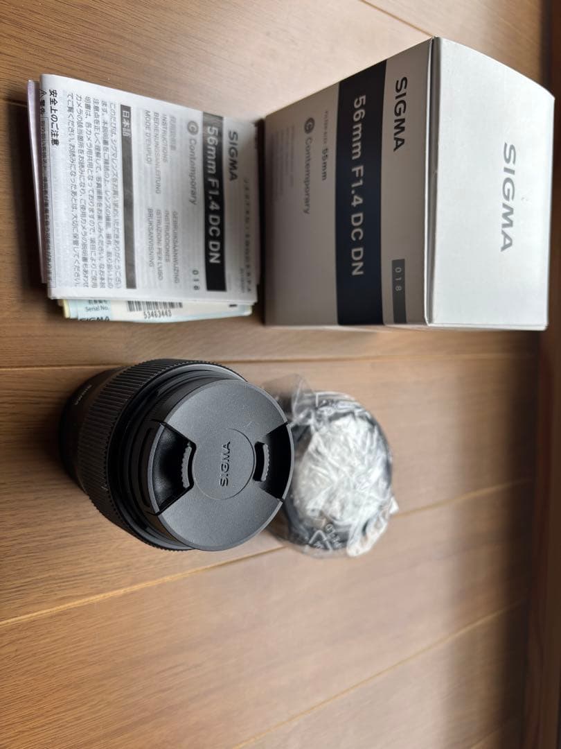 SIGMA 55mm F1.4 DC DN Eマウント レンズフィルター付き