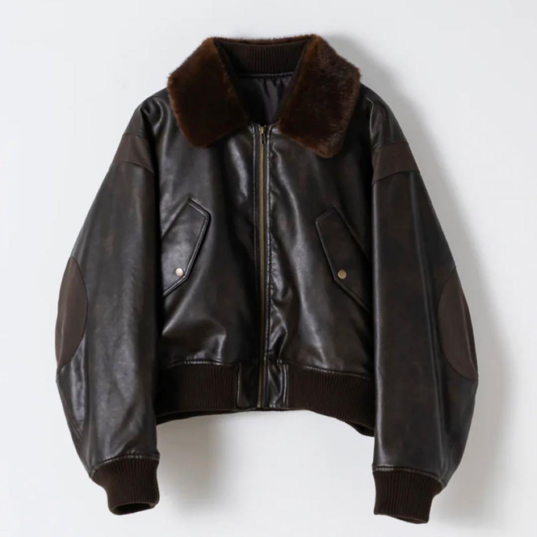 ジャケット・アウター ILEAN 2WAY VOLUME FLIGHT JACKET
