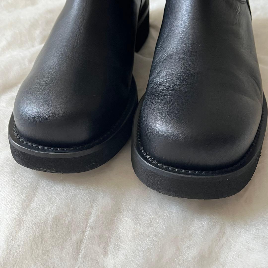 未使用級✨FABIO RUSCONI ファビオルスコーニ　ニーハイブーツ　レザー