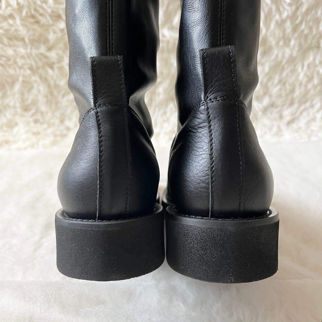未使用級✨FABIO RUSCONI ファビオルスコーニ　ニーハイブーツ　レザー