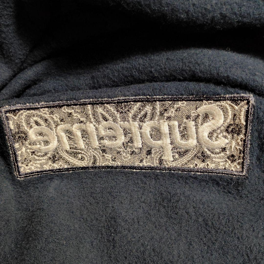 Supreme bandana box logo hooded M ネイビー