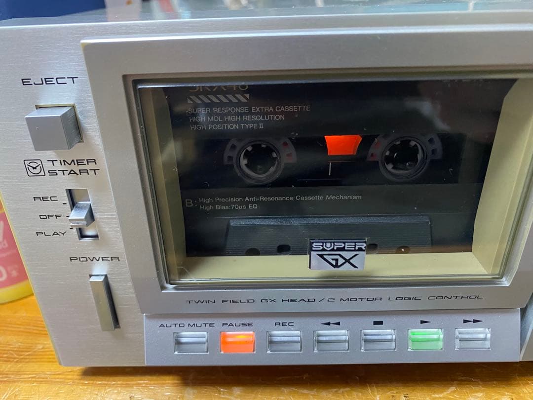 アカイ　カセットデッキ　 GX-F35