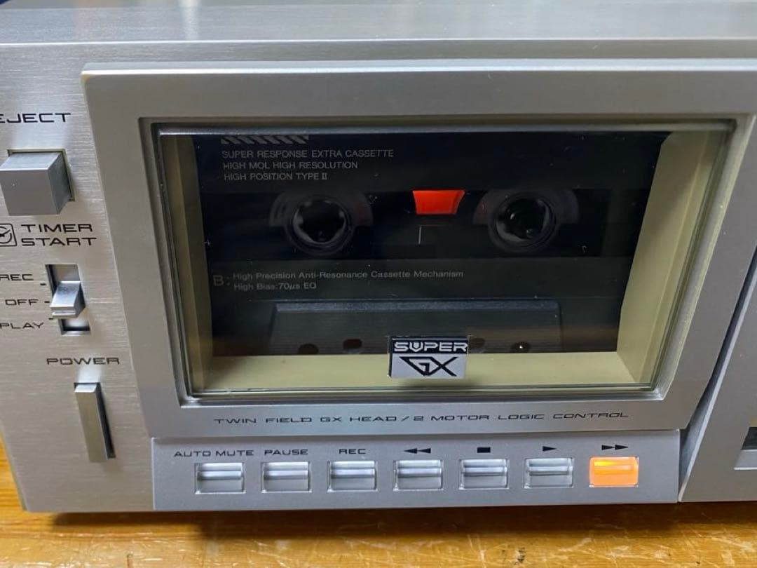 アカイ　カセットデッキ　 GX-F35