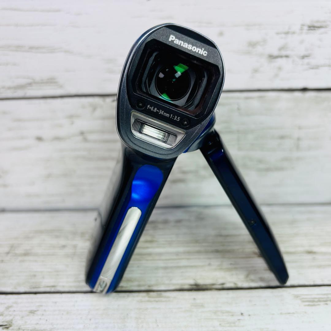 【動作良好】Panasonic デジタルムービーカメラHX-WA2 ブルー