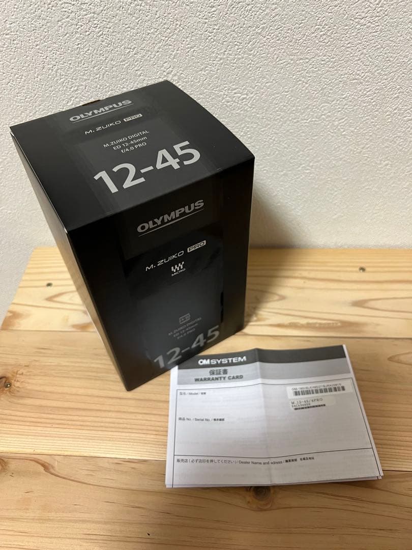 未開封新品！M.ZUIKO DIGITAL ED12-45mm F4.0 PRO